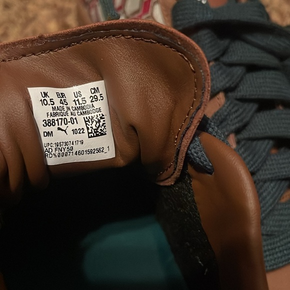 Men’s NWOT Rare Puma x Dapper Dan Suede shoes size US 11.5 - Picture 8 of 8